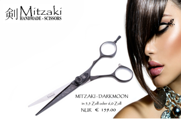 Mitzaki darkmoon in 5,5 oder 6,0 Zoll lieferbar , geschmiedete Klinge, perfekte Scliceschere, robuste Scherenblätter aus japanischem PREMIUM-Stahl, preislich unschlagbar, nur kurze Zeit reduziert